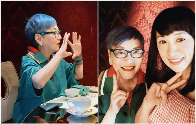 刘珊玲这几天与张小燕吃饭，曝光对方的近况。（图／FB@刘珊玲）