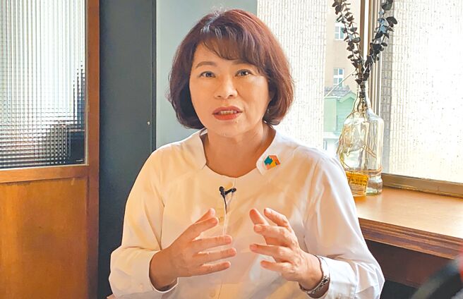 嘉义市长黄敏惠积极拚经济，争取连任。（廖素慧摄）