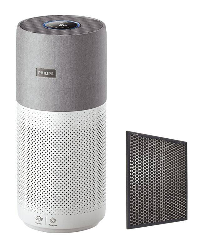 Global Mall新北中和店的飞利浦奈米级空气清净机，原价2万7790元，优惠价1万8990元。（Global Mall提供）