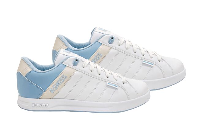 Global Mall新北中和店的K-SWISS防水运动鞋，原价3180元，优惠价1717元。（Global Mall提供）