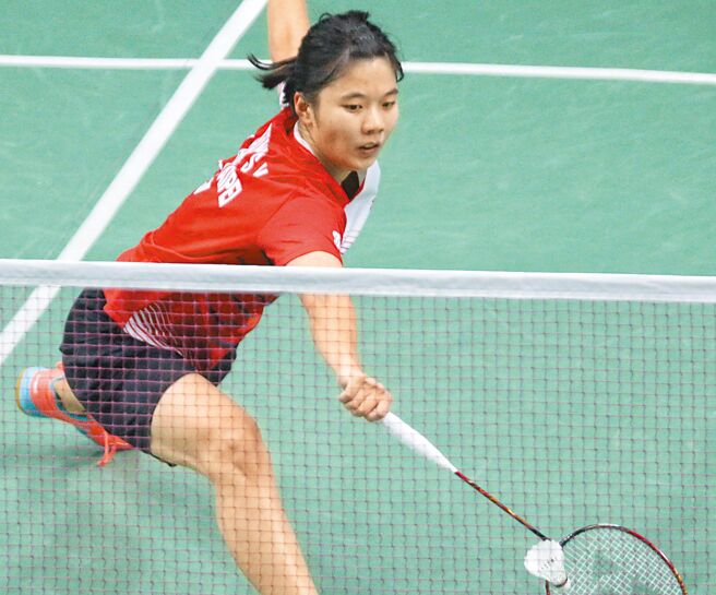 宋碩芸昨在加拿大羽球賽逆轉擊敗前世界球后馬琳。（報系資料照片）
