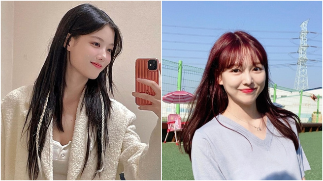 姐姐金妍贞与金裕贞的样貌非常相似，一样漂亮。（图／翻摄自金裕贞IG@ you_r_love、金妍贞IG@ kyeonj_）