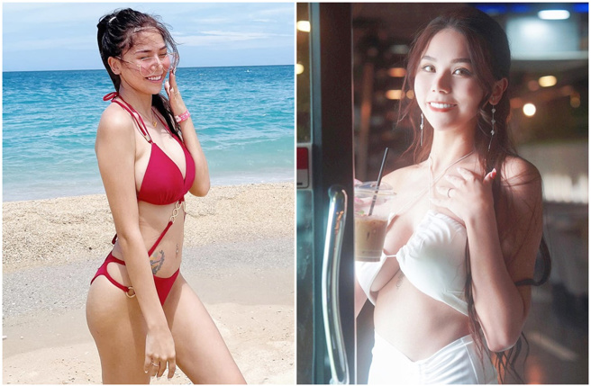 YouTuber蕾菈拥有精致五官与火辣身材，深受大批粉丝们喜爱。(la.112814 IG)