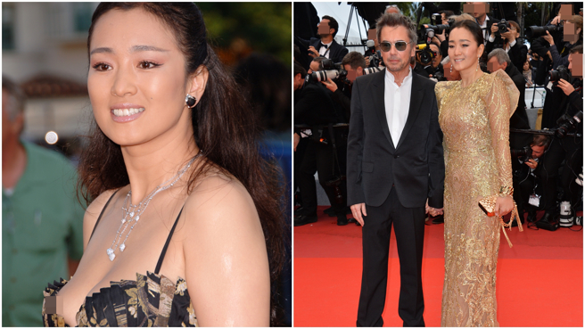 鞏俐與丈夫讓‧米歇爾‧雅爾被拍到現身巴黎時裝周。（圖／shutterstock）