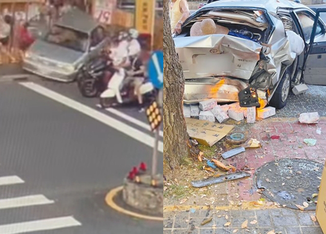 桃园91岁老翁1日在路上倒车时突暴衝，撞向路边店家，1名51岁邓姓女子当场被撞身亡，遗体修復师表示愿免费帮忙。（翻摄照片、中时资料照）