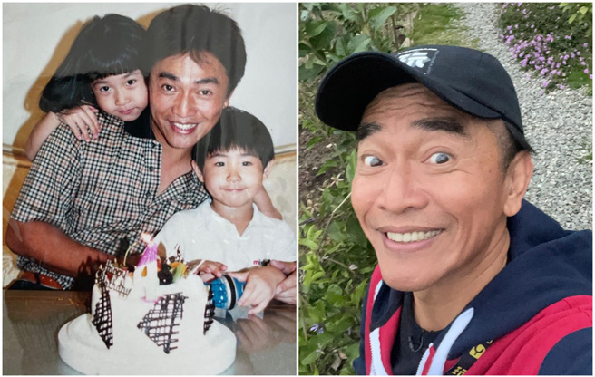 吴宗宪的子女都长大了，但他的脸蛋几乎都没变。（图／FB@吴宗宪）