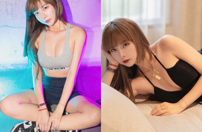 奎丁长相冷艳，身材性感。（图／奎丁Instagram）