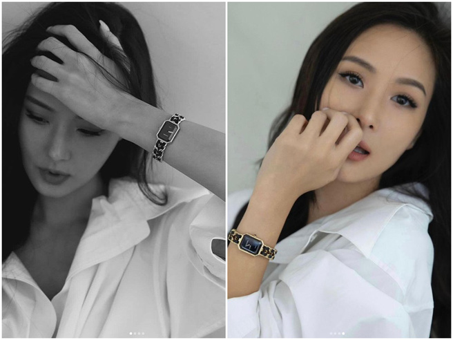 廖思惟笑亏妈妈孙芸芸的动作很像头痛。（图／IG@孙芸芸）