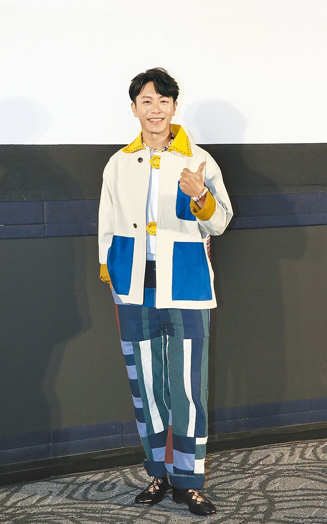 韦礼安昨出席首映会，分享新婚喜悦。（陈怡诚摄）