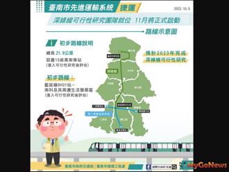 台南市深綠線可研團隊就位 展開規劃