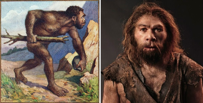 有些新冠病毒的报导误导读者，让读者认为尼安德塔人相关的基因缺陷造成人类对抗新冠病毒的能力出现重大漏洞。（图／伦敦自然歷史博物馆）