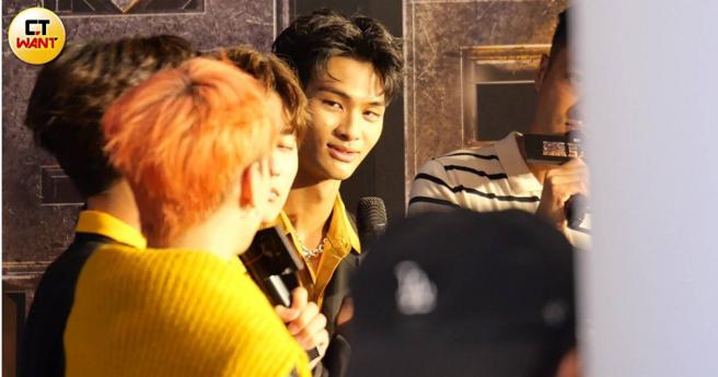 工作满檔的夏浦洋跟「火星」成员一同出席活动。（图／本刊摄影组）