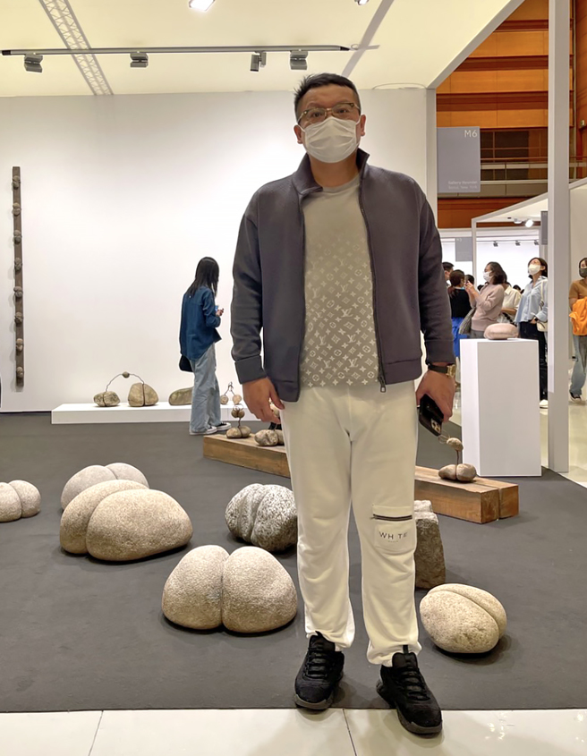 叶国新应邀参与韩国国际艺术博览会（Korea International Art Fair，KIAF）艺坛盛事。图/叶国新提供