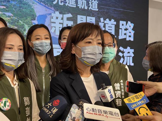 高虹安资策会争议延烧，民进党新竹市长参选人沈慧虹表示，合理怀疑这是否就是高虹安的论文二次加工、再上传的原因？（王惠慧摄）