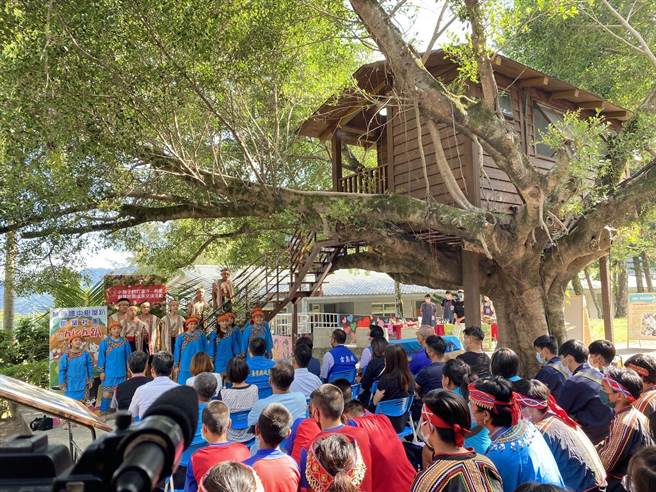 台东县桃源国中树屋今启用，并举办校际交流活动。（蔡旻妤摄）