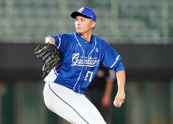 富邦悍将陈仕朋。（富邦悍将提供）