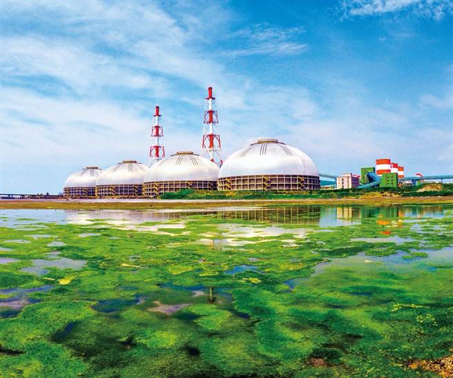 因应2025年后绿能需求，台电派员到英国见习，预计明年启动把兴达旧燃煤1号机改装为生质能发电机组计划，2026年商转，会是国内首台大型生质能发电机。(图／台电提供)