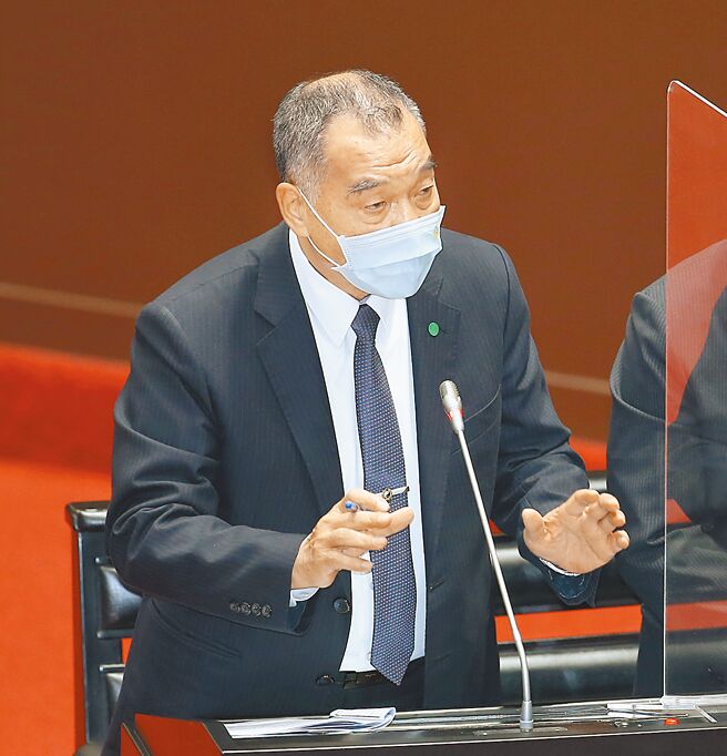 国防部长邱国正（见图）昨在立院强调，对美的军援乐见其成，但不会因美国军事援助，就调整建军备战方向。（姚志平摄）