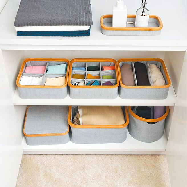 HOLA的「Gudee - KIM加盖分格收纳盒 」各个收纳盒小巧可爱也有强大收纳能力。价格店洽。（HOLA提供）