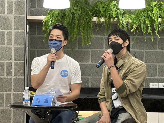 國民黨台北市長參選人蔣萬安今天發布競選歌曲。（楊亞璇攝）