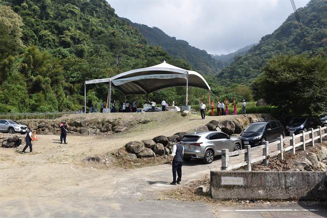 苗栗县第1座五星级温泉饭店将落脚泰安乡锦水村砂鹿埔部落附近的汶水溪畔。（谢明俊摄）