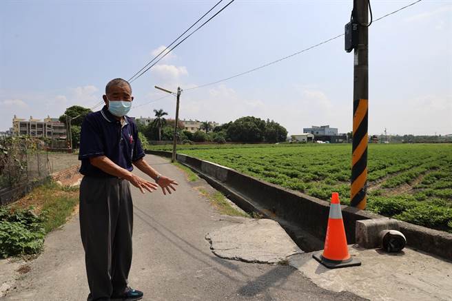 雲林縣虎尾鎮「溪埔子中排治理工程」開工，改善80公頃淹水情況。（雲林縣政府提供／張朝欣雲林傳真）