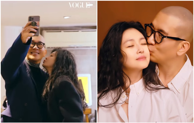 大S、具俊晔分手20年后闪婚，成为浪漫的爱情故事。（图／Vouge提供）