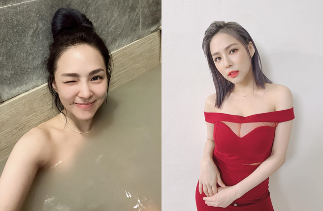 艺人熊熊拥有G罩杯火辣身材，被封为「美胸女神」。（图／熊熊 Bear Genie facebook）