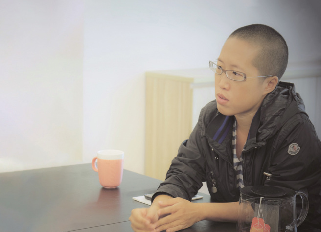 漫畫編輯黃珮珊。(攝影／何思瑩)