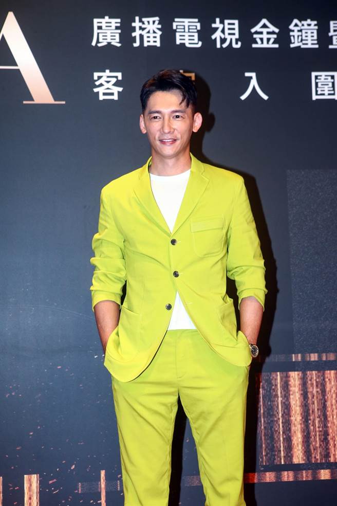 温昇豪出席金鐘入圍交流會。（鄧博仁攝）