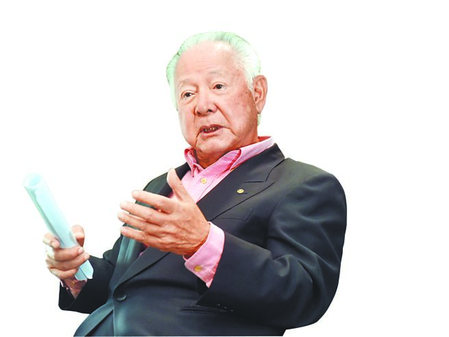 三商美邦人寿董事长翁肇喜接受专访，畅谈经营理念及营运规划。图／顏谦隆