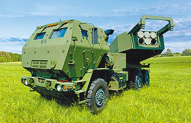 图为HIMARS多管火箭系统。（摘自Lockheed Martin官网）