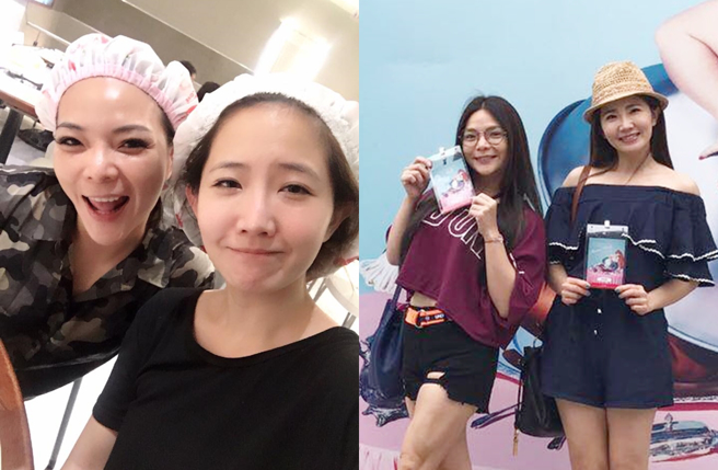 谢忻和小甜甜过去是好闺密。（图／翻摄自谢忻脸书）