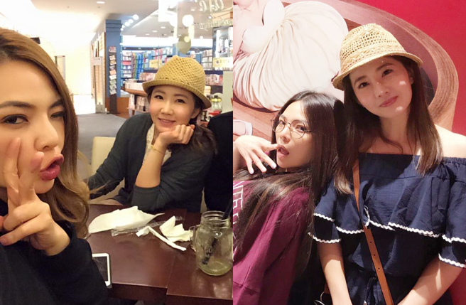 谢忻和小甜甜闺密情近年急转冰点。（图／翻摄自谢忻脸书）