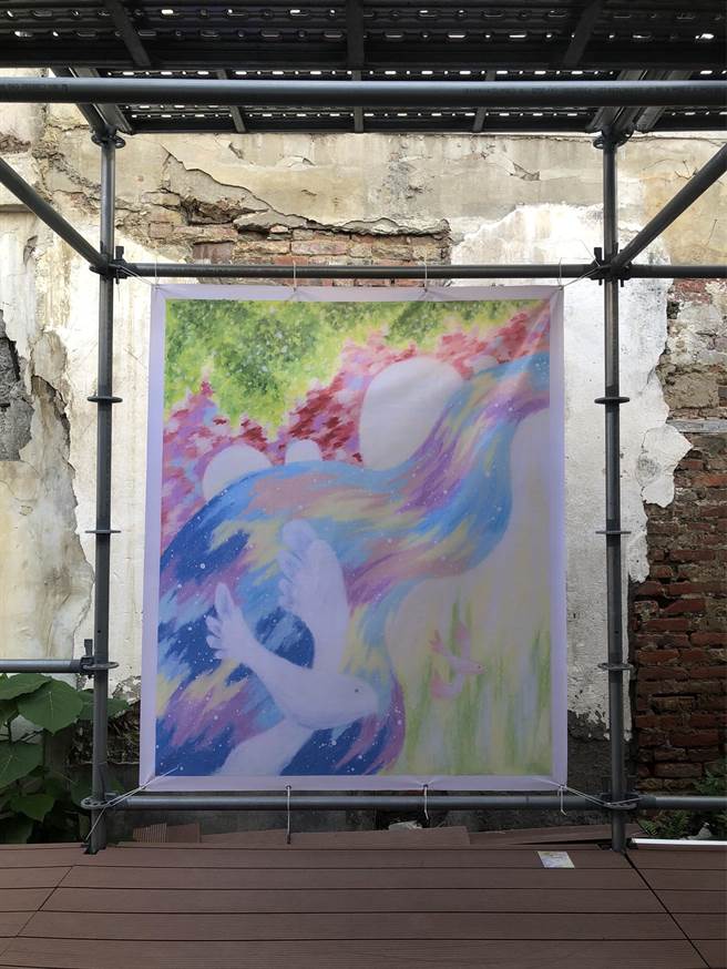 蕃薯崎聚落在艺术点缀下，成为引人入胜的新观光秘境。(台南市文化局提供／曹婷婷台南传真)