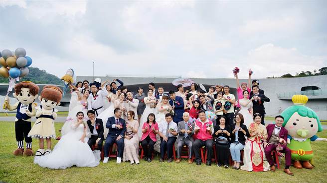 2022年日月潭集團婚禮僅接受20對名額，一開放即額滿。（日管處提供／楊靜茹南投傳真）