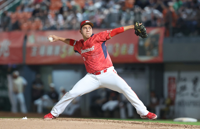 味全龙陈冠伟。（资料照，味全龙提供）