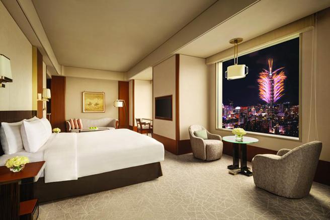 （抢跨年商机，台北远东香格里拉饭店「璀璨101跨年住房专案」开卖抢订。图／台北远东香格里拉饭店）