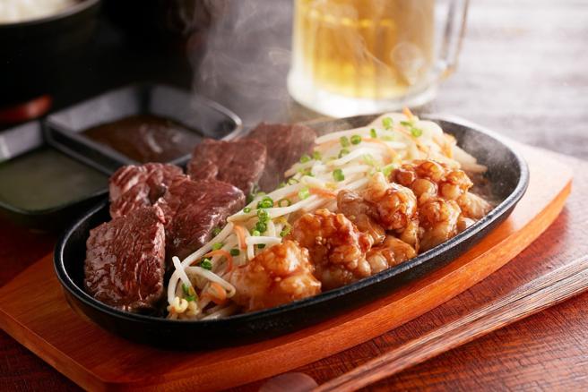 牛肠与横膈膜肉定食。（JR East Cross Station Co.,Ltd.提供）