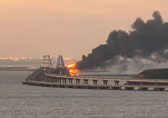 影》克里米亞大橋爆炸 烏克蘭高官：這只是開始