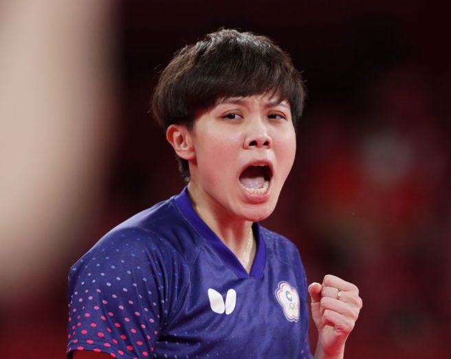 台湾桌球女将郑怡静。（资料照／季志翔摄）