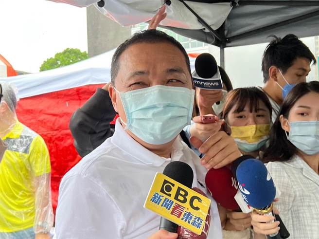 國民黨10月22日將在桃園舉辦大型造勢，侯友宜今證實會出席，並強調會團結一心助選。（李奇叡攝）