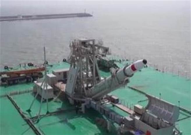 大陆长十一火箭首次採用近岸发射、特点三快。（大陆央视）