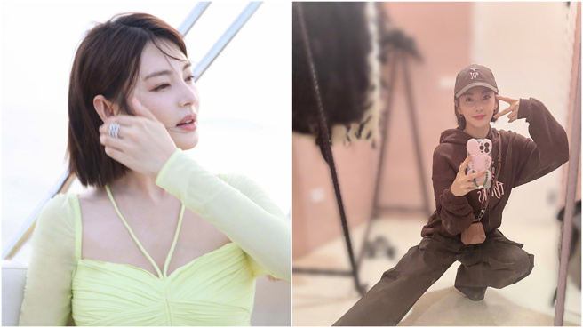 女星张雨绮发布贴文后随即删除。（图／翻摄自张雨绮微博）