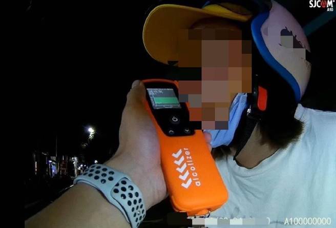 大安分局在3小时内，连续查获3件酒驾。（翻摄照片／林郁平）