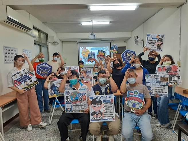 选举期间诈骗花招多，台中警方结合内政部警政署「新世代打击诈欺策略行动纲领」加强查缉宣导。（台中市警第一分局提供／张妍溱台中传真）