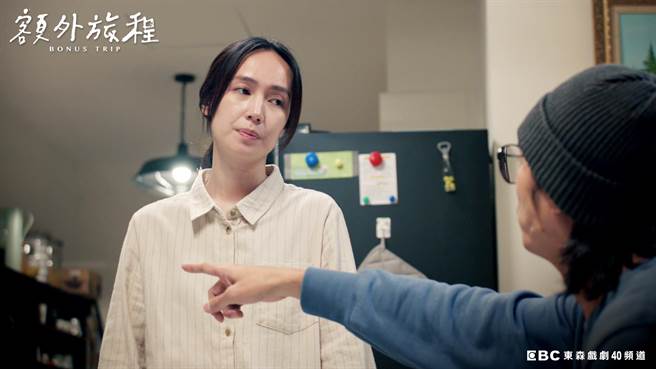 小薰（左）因庄凯勛不听话逐渐失去耐性。（东森提供）