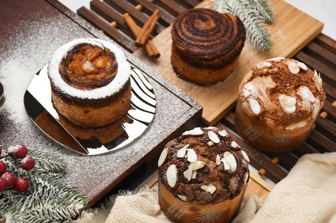 涵碧楼推出应景的季节限定麵包礼盒，每日限量开卖。（涵碧楼提供）