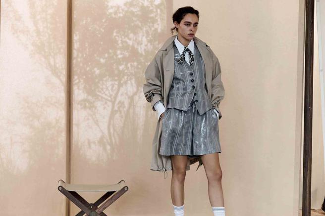 BRUNELLO CUCINELLI本季融入些许男性剪裁，探索女性气质。（BRUNELLO CUCINELLI提供）