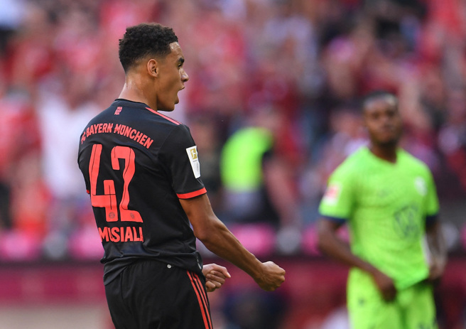 拜仁慕尼黑小将 穆斯亚拉 本赛季已攻进5球成为球队首席射手（图片来源︰达志影像）